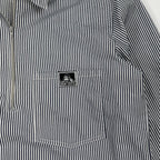 BEN DAVIS ベンデイビス / ハーフジップヒッコリーシャツジャケット 日本製 SIZE：M