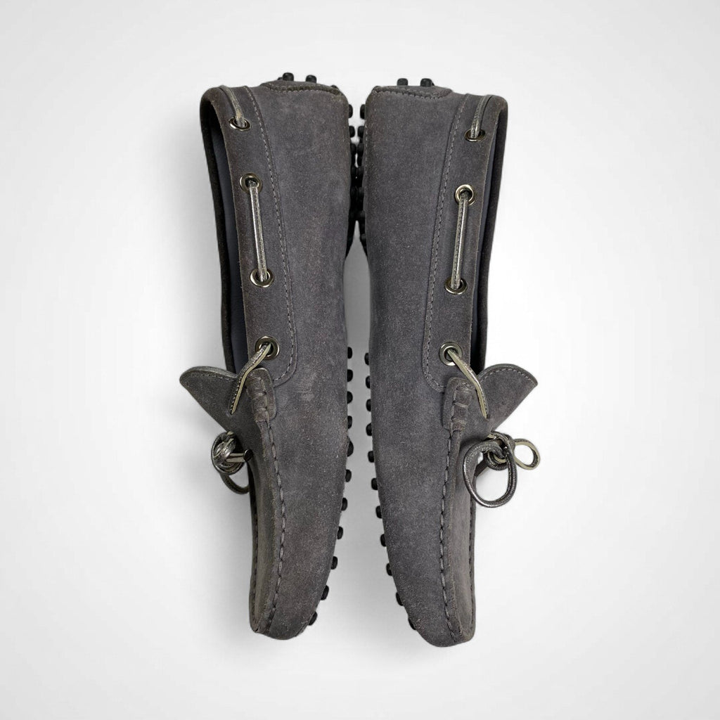 TOD'S トッズ / ドライビングシューズ グレー 参考定価：40,000程度 SIZE:37 1/2(24.5cm程度)