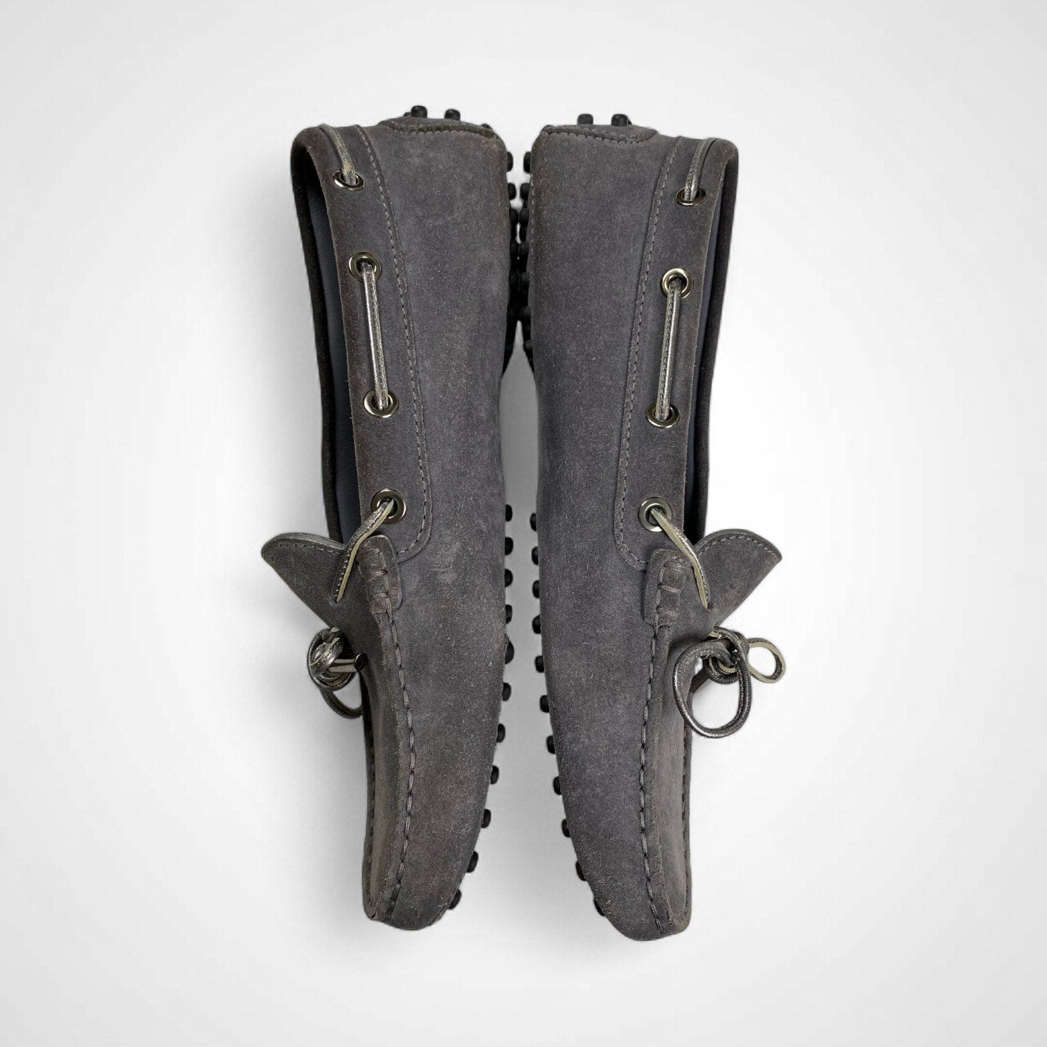 TOD'S トッズ / ドライビングシューズ グレー 参考定価：40,000程度 SIZE:37 1/2(24.5cm程度)