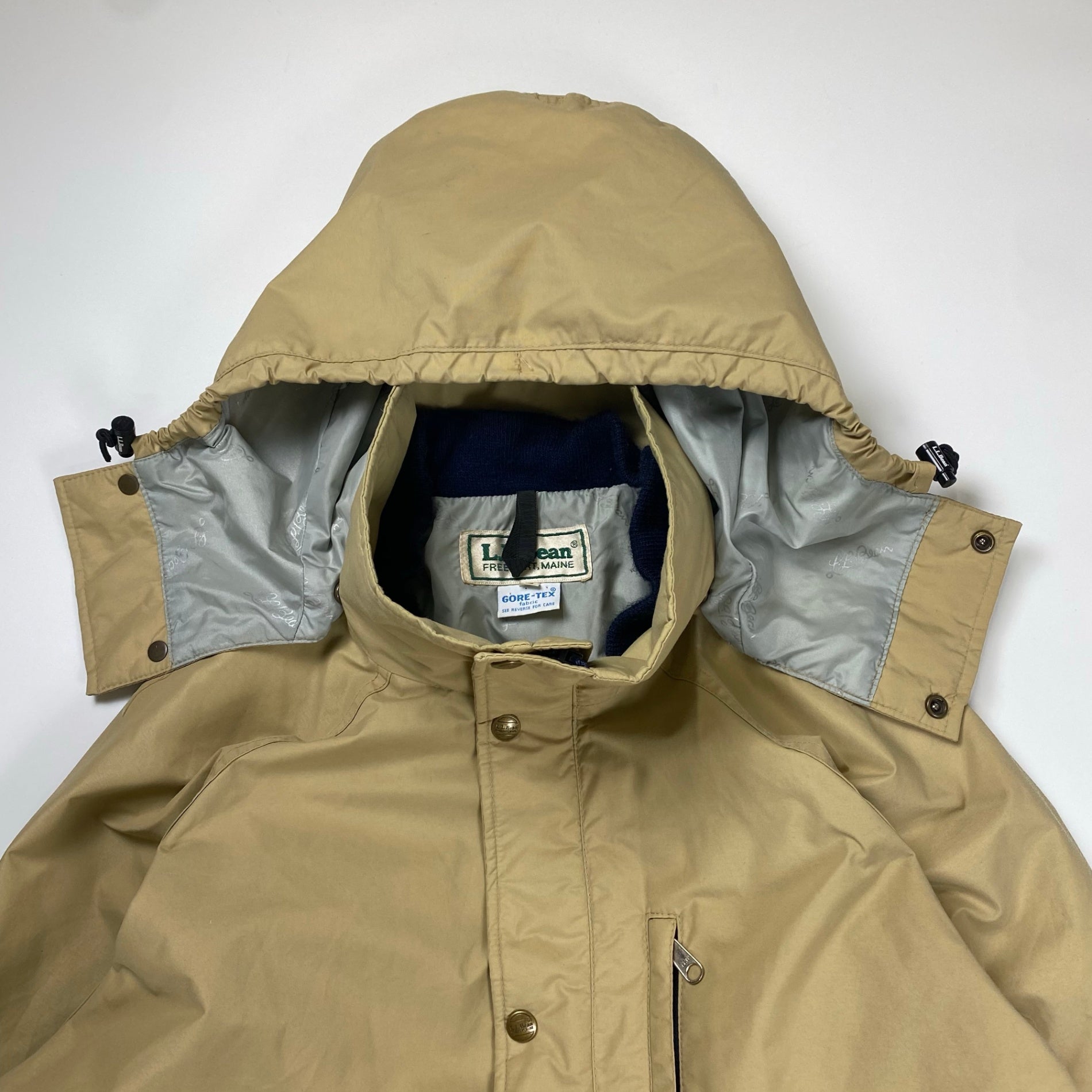 80s L.L. BEAN エルエルビーン / GORE-TEX ヴィンテージ マウンテンパーカー 裏地ロゴ オールドアウトドア SIZE:L