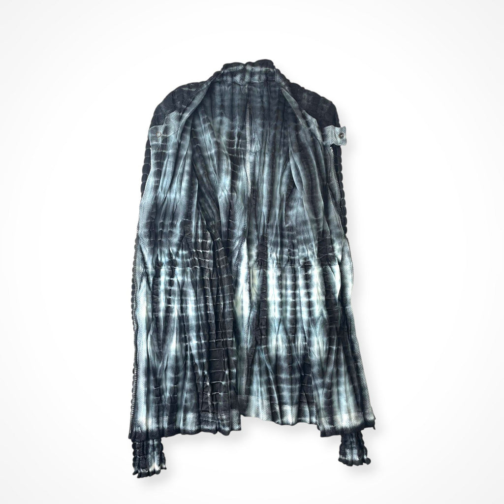 ISSEY MIYAKE MEN / 15SS 絞り染めメッシュプリーツジャケット SIZE:3