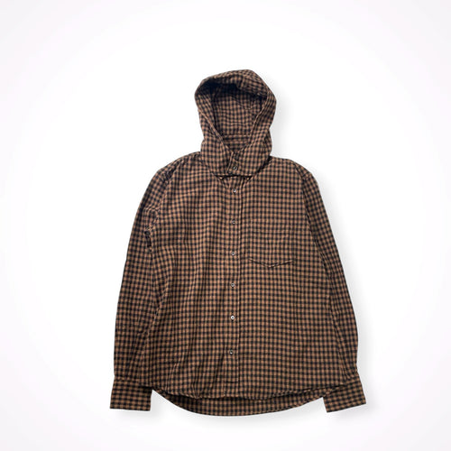 UMIT BENAN / フランネルフードシャツ 参考定価：55,000程度 SIZE:46