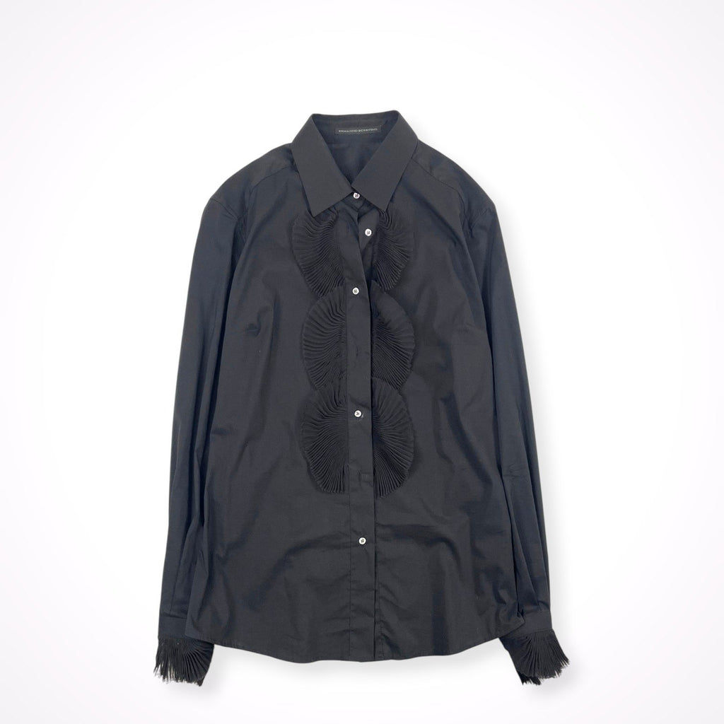 ERMANNO SCHERVINO / フリルデザインシャツ 参考定価：150,000程度 SIZE:42