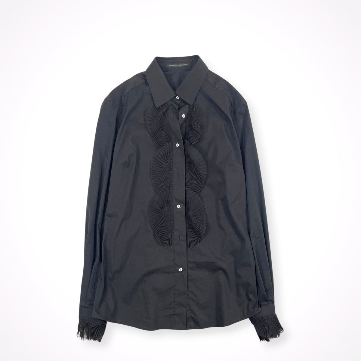 ERMANNO SCHERVINO / フリルデザインシャツ 参考定価：150,000程度 SIZE:42