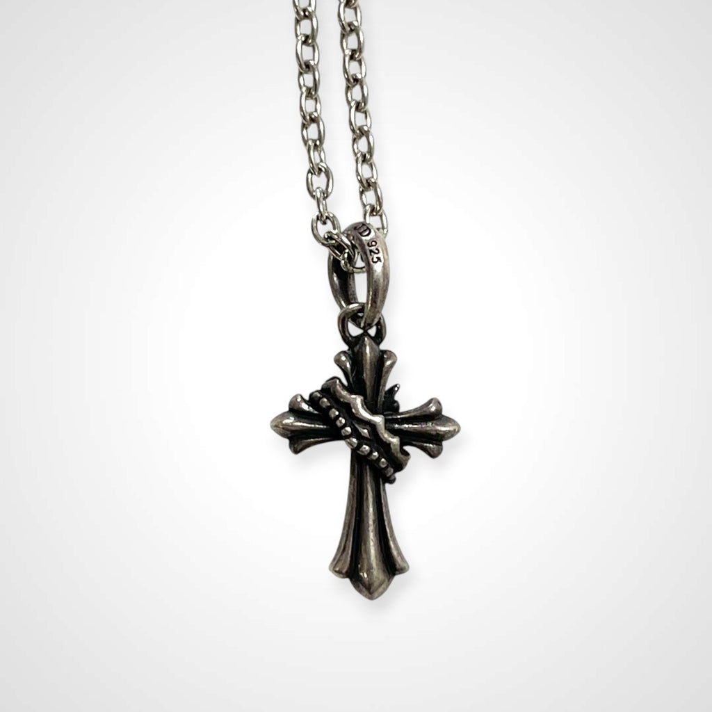 JUSTIN DAVIS ジャスティンデイビス / スモール クロスクラウン ネックレス チェーン50cm