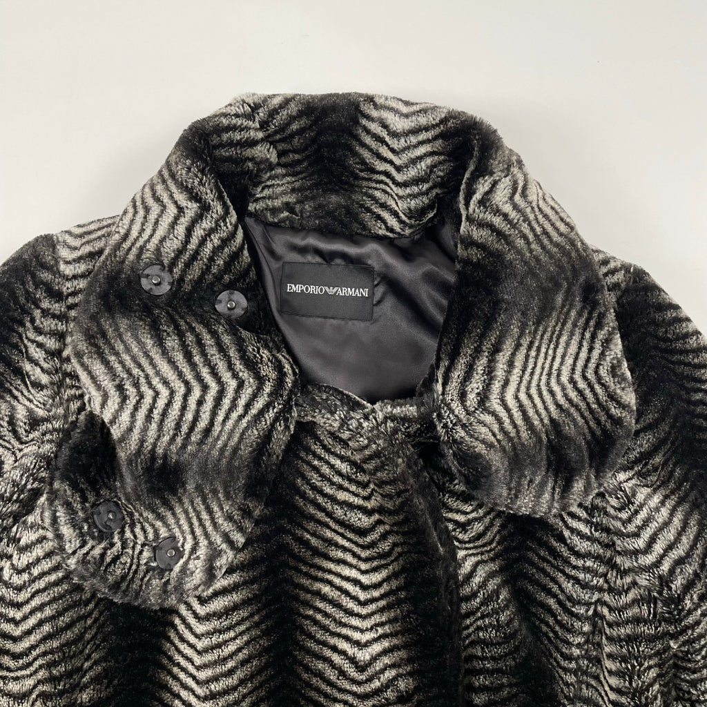 EMPORIO ARMANI / 総柄ベロアジャケット 参考定価：300,000程度 SIZE:42