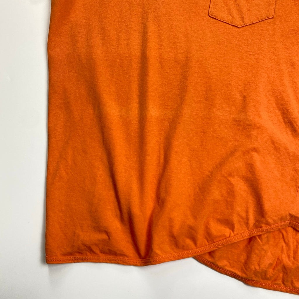 03SS Maison Martin Margiela メゾンマルタンマルジェラ / ツイスト ポケットTシャツ オレンジ 本人期 ここのえタグ MADE IN ITALY SIZE:M