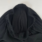 HOMME PLISSE ISSEY MIYAKE / 23年 7分丈プリーツワイドパンツ ブラック SIZE：3