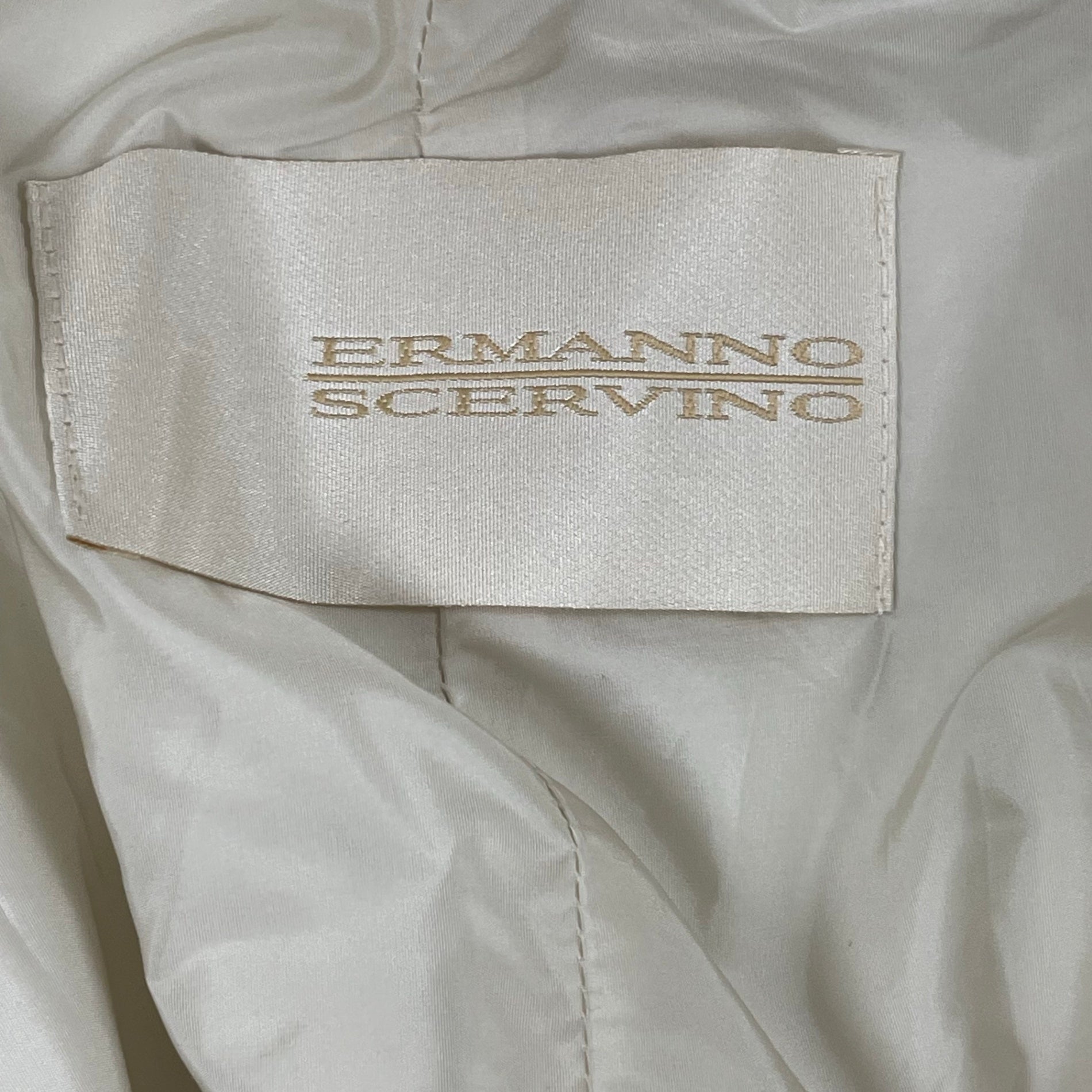 ERMANNO SCHERVINO / フリルレザーベルトジャケット 参考定価：250,000程度 SIZE:42