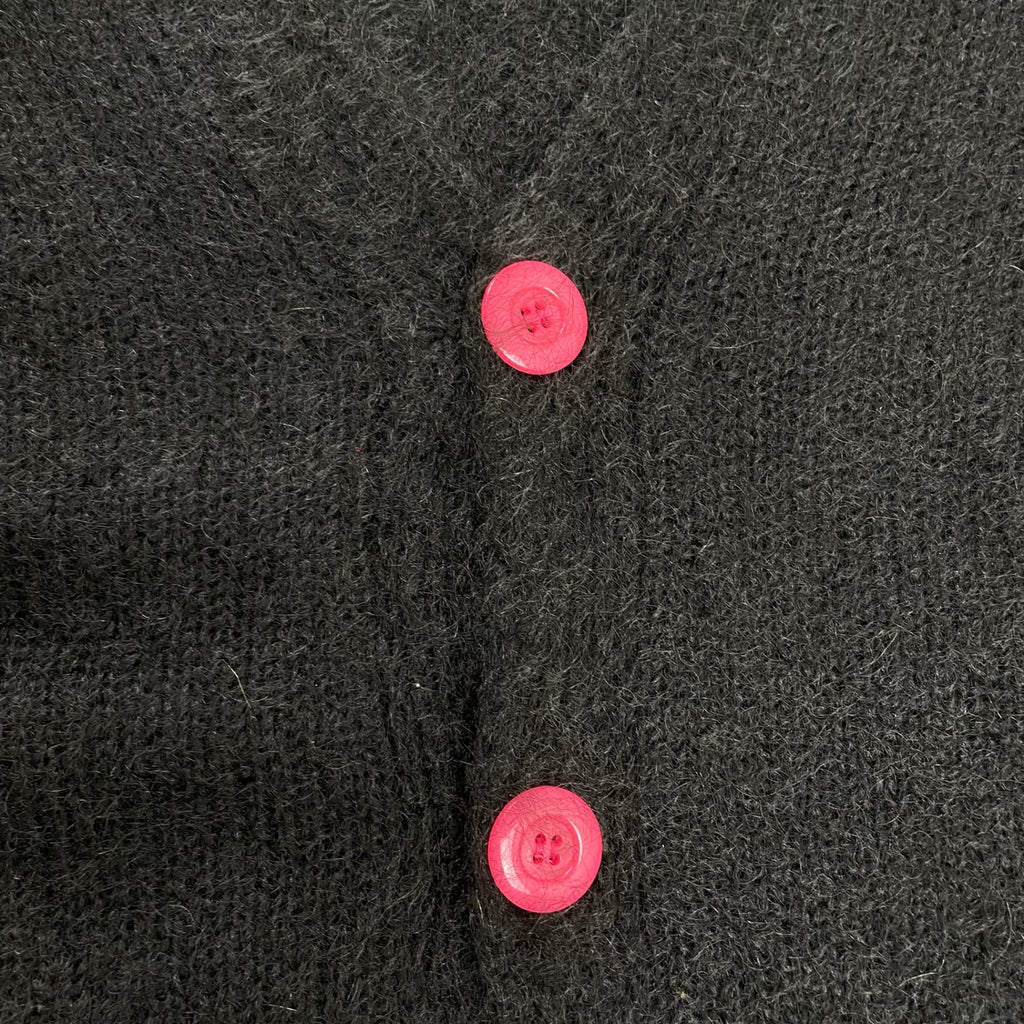 id × anytee / KID MOHAIR BLK SERIES キッドモヘヤカーディガン ブラック SIZE：M