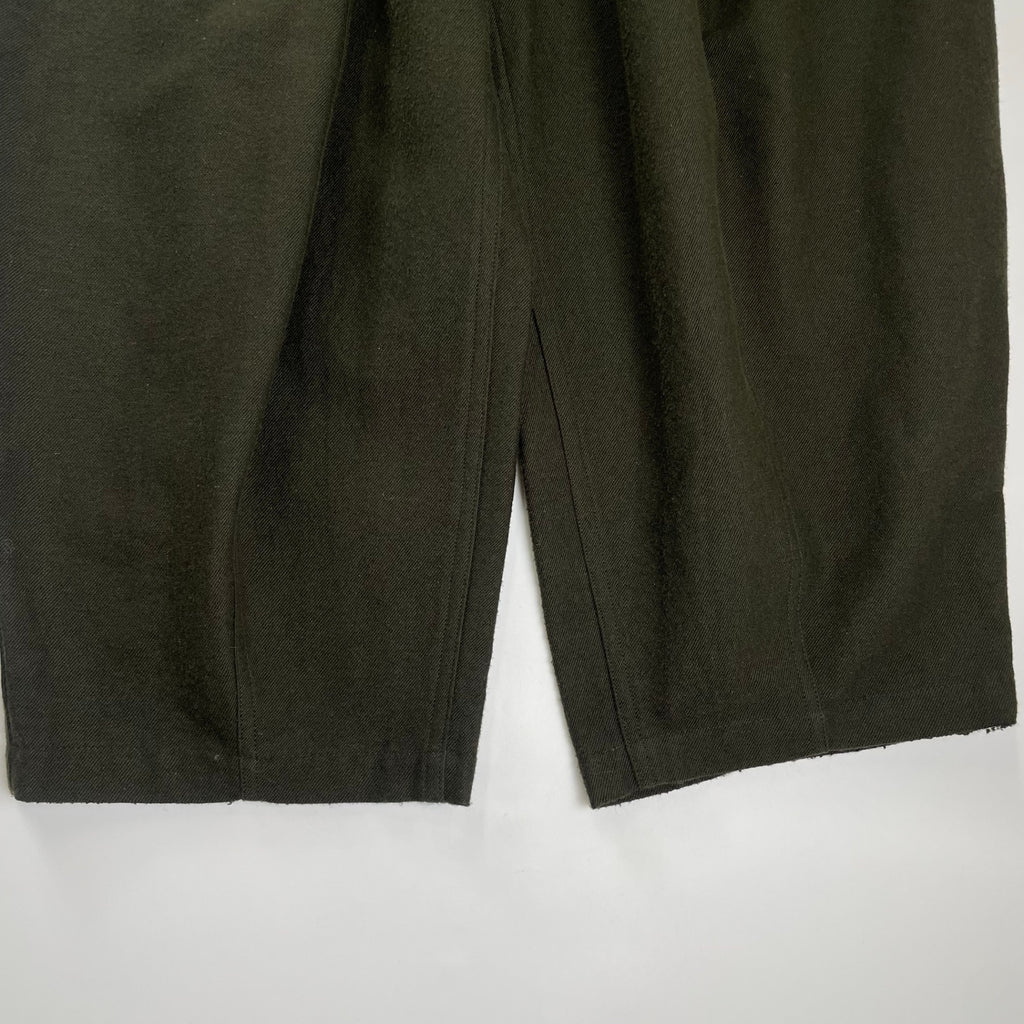 Curensology カレンソロジー / コットンウールドロストパンツ カーキ 参考定価：26,000+tax SIZE:FREE