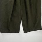 Curensology カレンソロジー / コットンウールドロストパンツ カーキ 参考定価：26,000+tax SIZE:FREE