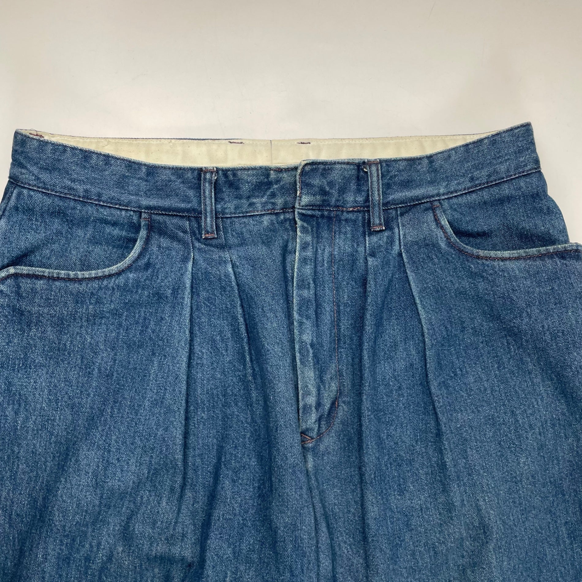 FARAH / 2タックワイドテーパード デニムパンツ 参考定価：18,000+tax SIZE：34