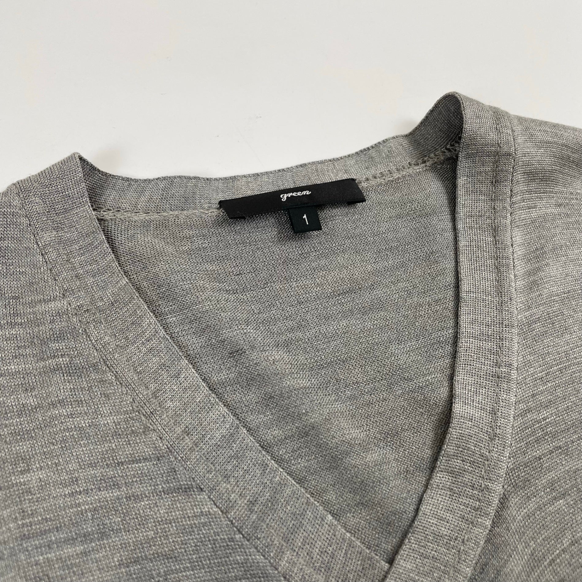 green(HYKE) / クロスシルクレーヨンニット 参考定価：25,000程度 SIZE:1