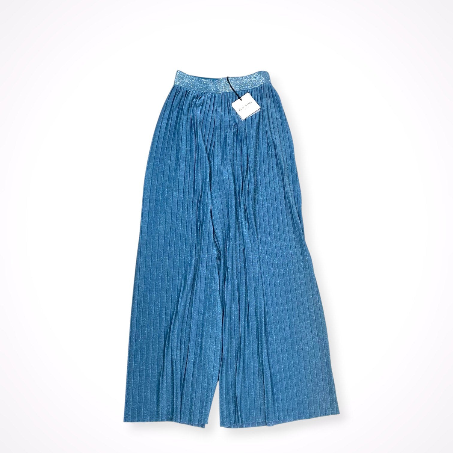 FLY GIRL フライガール / プリーツラメワイドパンツ 参考定価：39,000+tax SIZE：S