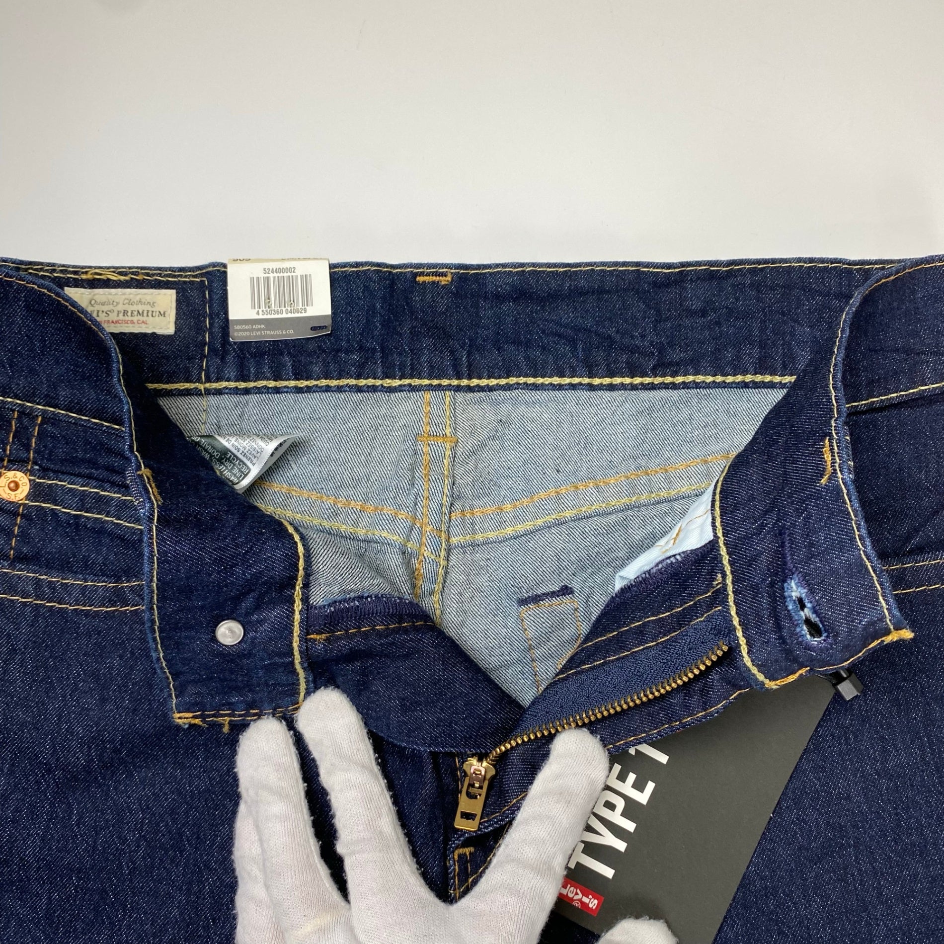 【未使用品】 Levi's リーバイス / 505 TYPE1 デニムパンツ 参考定価：12,000+tax SIZE:W30 L32