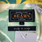 BEAMS PLUS / MIL Open Collar Tropical Pattern Print 参考定価：18,000+tax SIZE:L