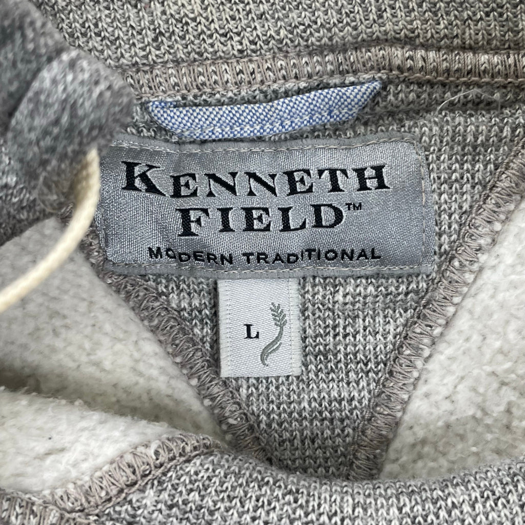 KENNETH FIELD ケネスフィールド / 後付けHOODED SWEAT グレー 参考定価：23,000+tax SIZE：L