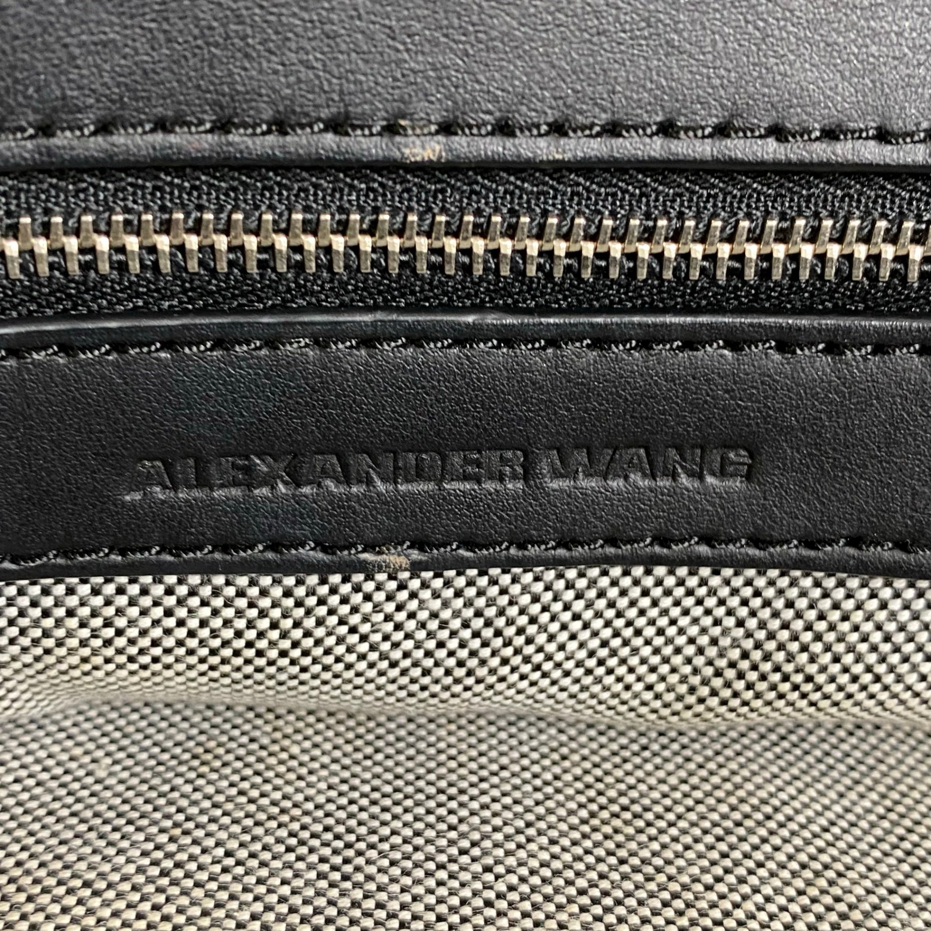 Alexander Wang アレキサンダーワン / フラップ ボールスタッズ レザー2WAY ショルダー バッグ ブラック シルバー