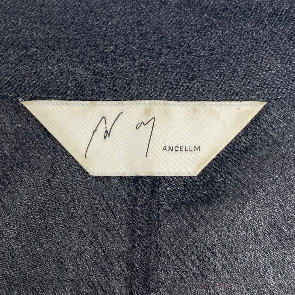 ancellm アンセルム / WOOL KERSEY TAILORED SHIRT ウールカルゼ テーラード シャツ 25AW SIZE：2