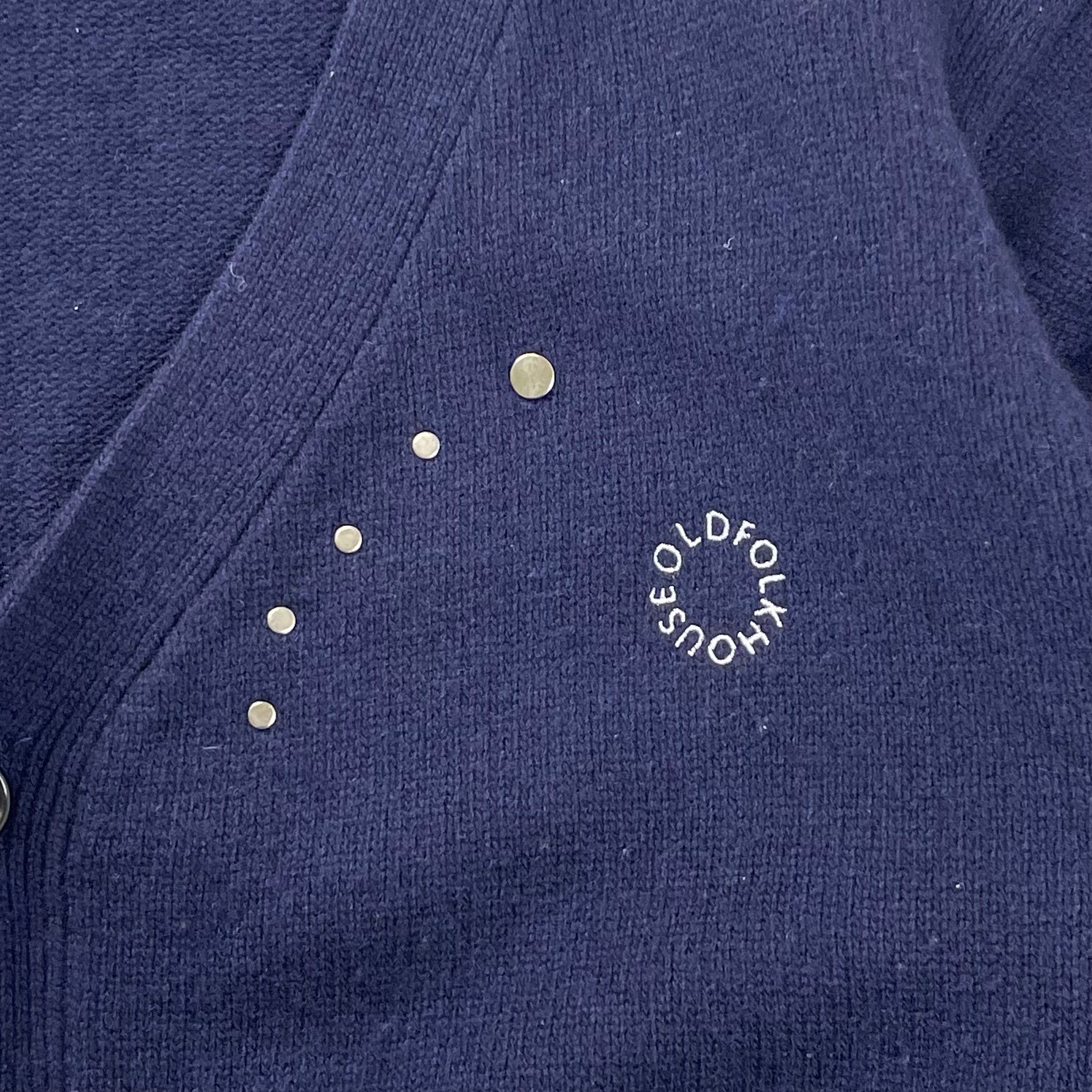 TTT MSW × OLD FOLK HOUSE ティーモダンストリートウェア オールドフォークハウス / スタッズニットカーディガン 参考定価：24,000+tax SIZE:M