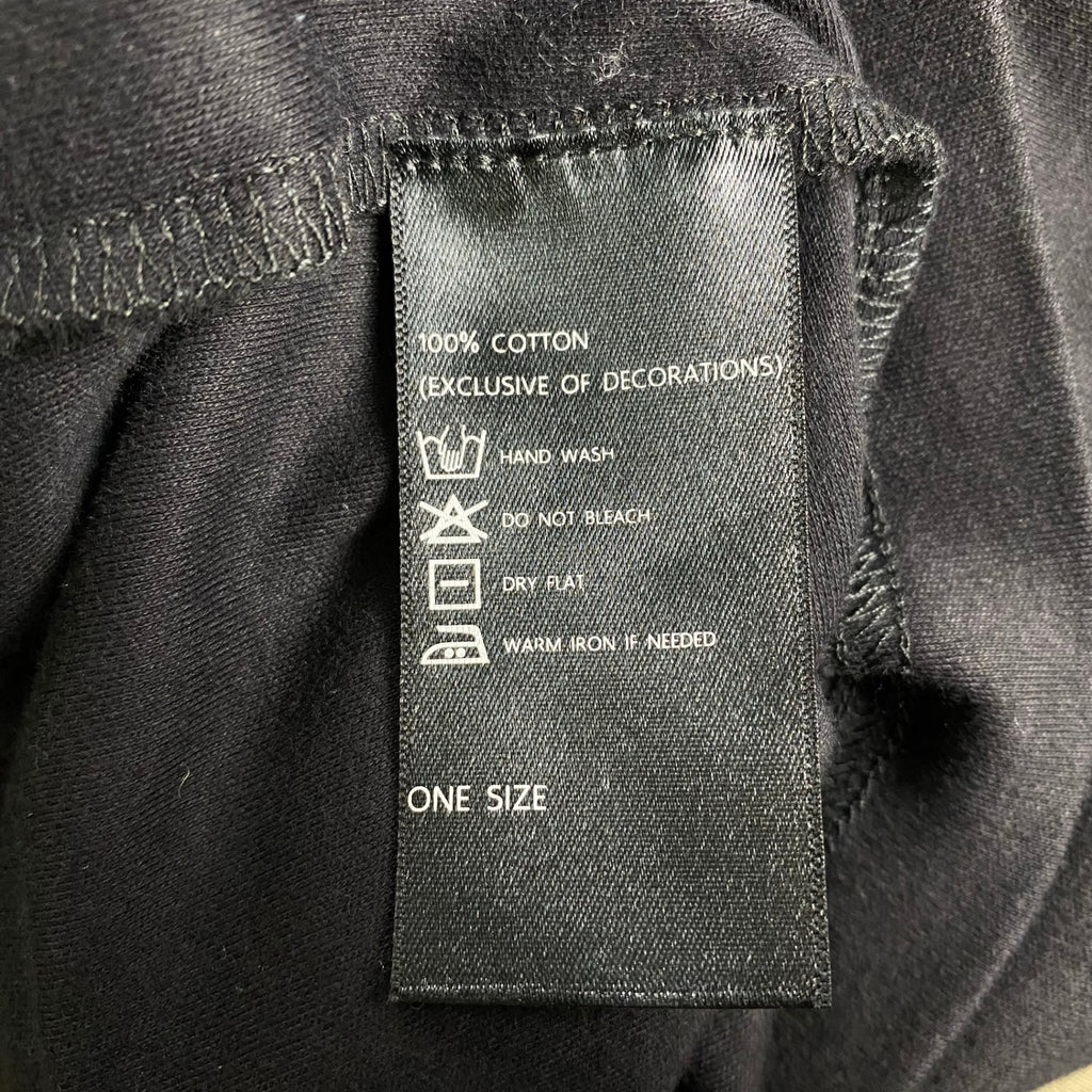 THE URBAN APPAREL / フーディTEE 半袖パーカー ブラック コットン100％