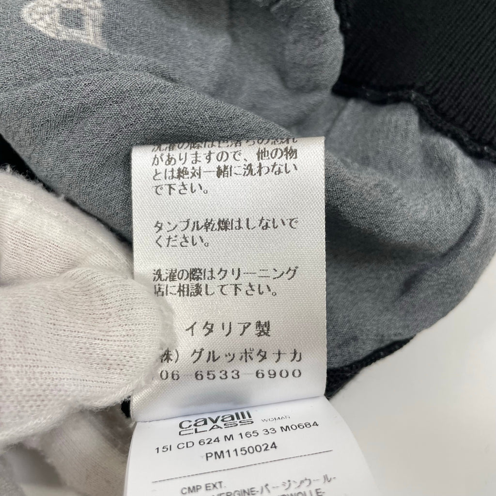 cavalli CLASS ロベルト カヴァリ クラス / レーヨン切替ニット 参考定価：50,000程度 SIZE：42