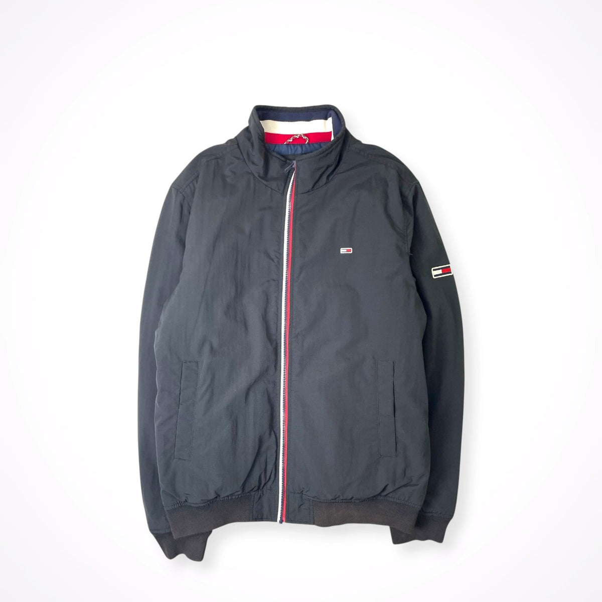 TOMMY JEANS / インサレーションジップアップジャケット ネイビー SIZE:L