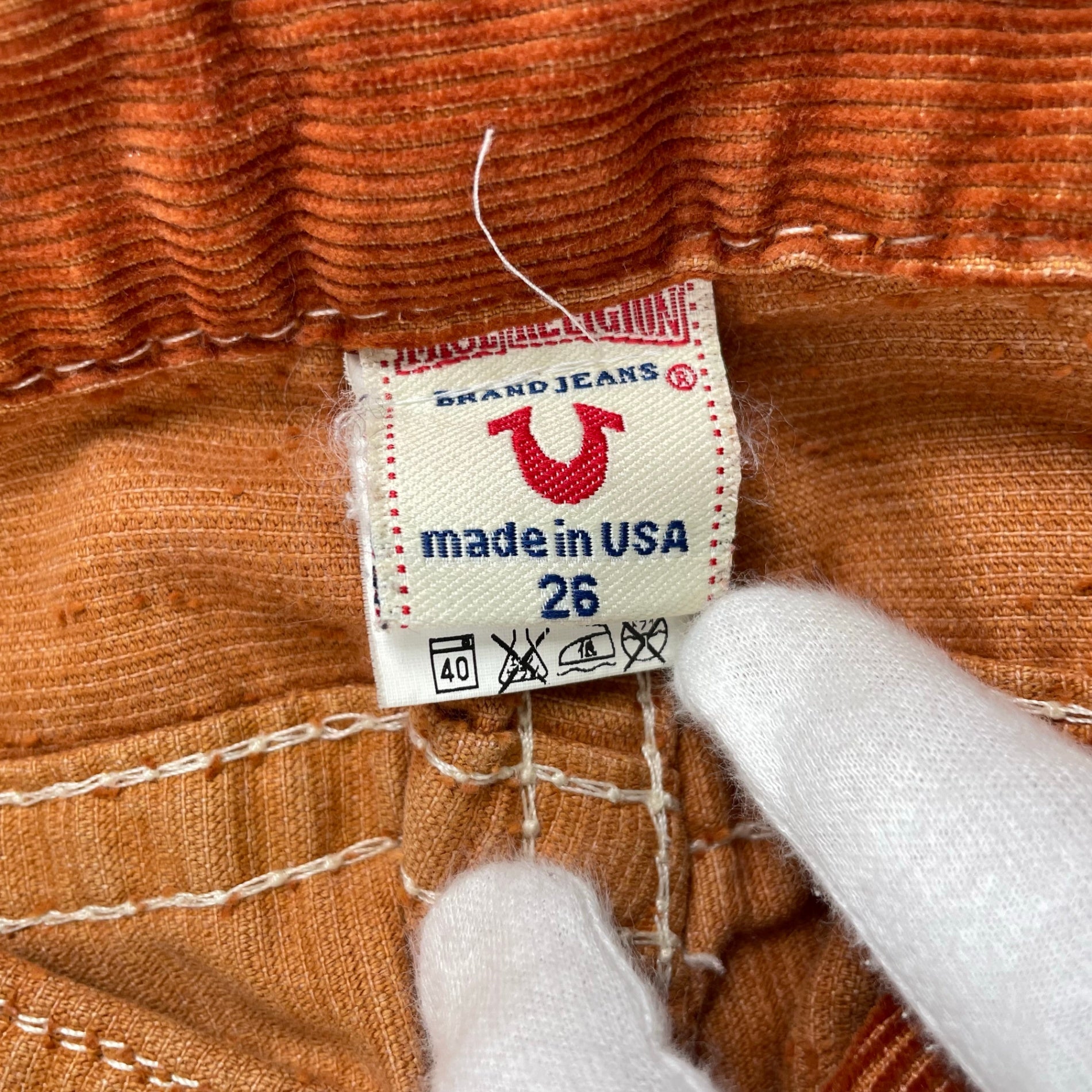 TRUE RELIGION コーデュロイパンツ ブーツカット トゥルーレリジョン TRUE RELIGION トゥルーレリジョン / コーデュロイブーツカットパンツ