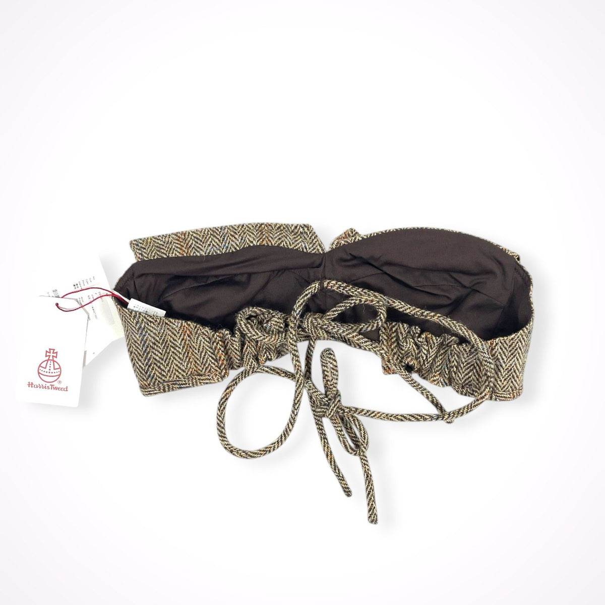 crinkle × Harris Tweed / ハリスツイードビキニトップ  未使用品 参考定価：27,000+tax SIZE:FREE