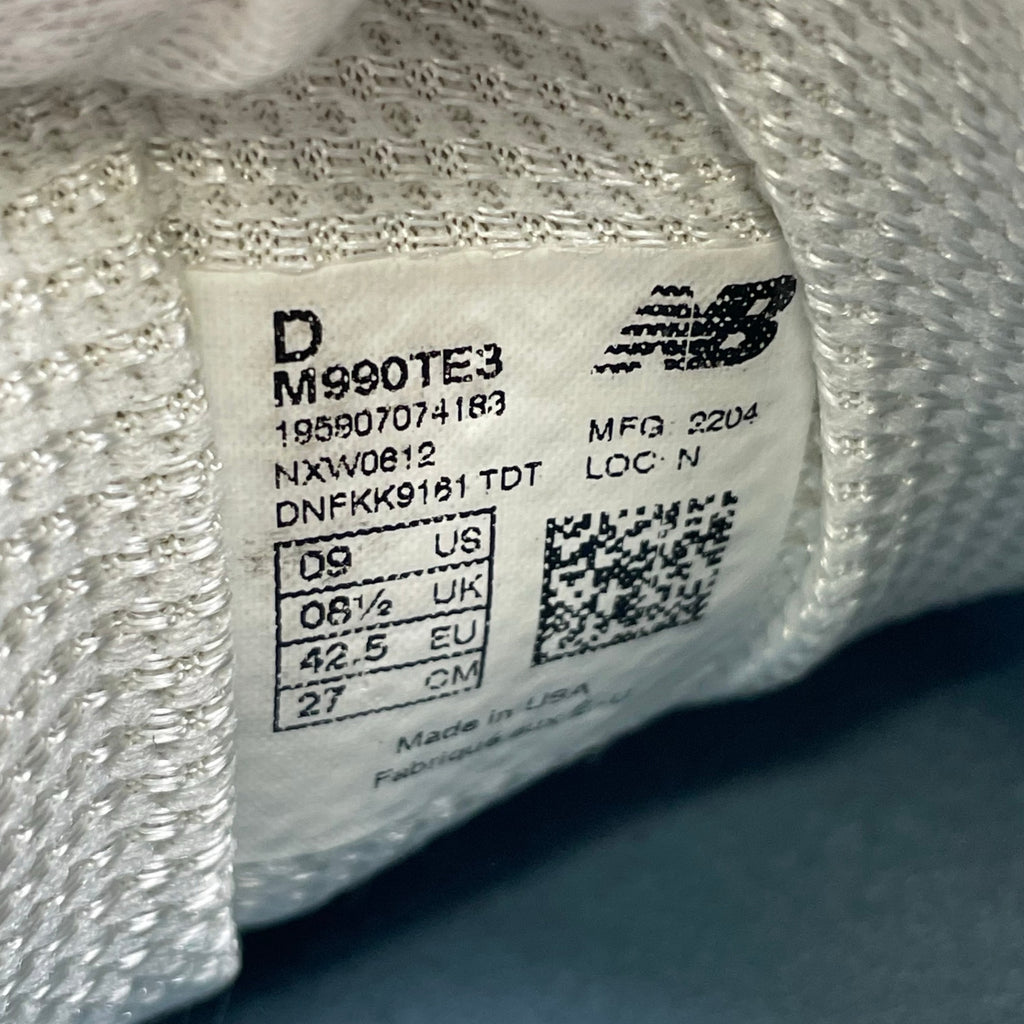 new balance ニューバランス / 990V3 M990TE3 ローカットスニーカー USA製 参考定価：29,000+tax SIZE:27cm