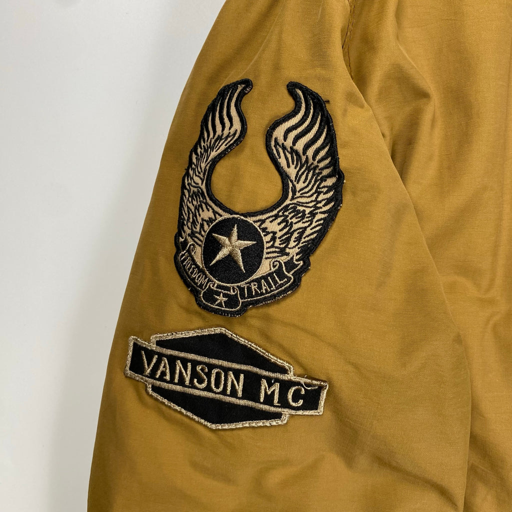 vanson バンソン / フライングスター MA-1 フライトジャケット ブラウン SIZE:L