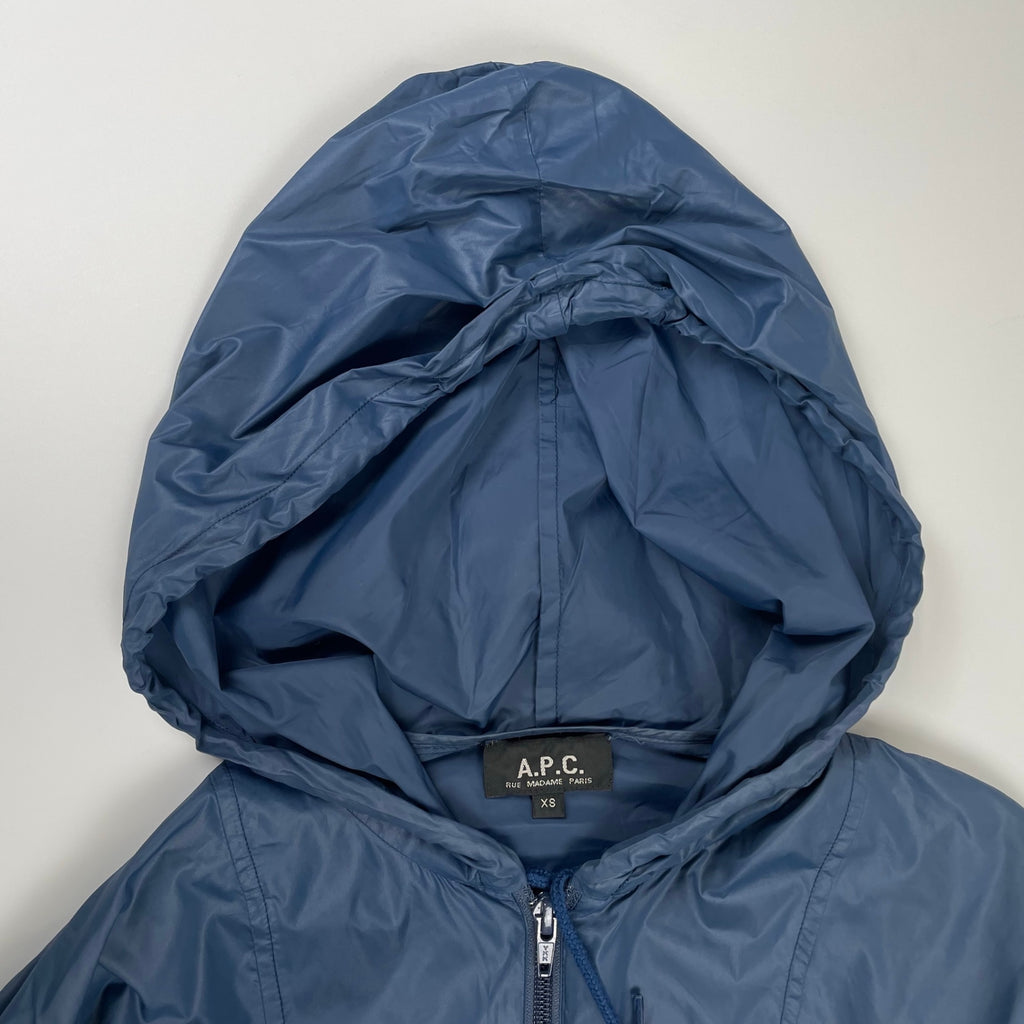 A.P.C アーペーセー / ナイロンアノラックパーカー ネイビー SIZE：XS