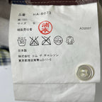 COMME des GARCONS HOMME / 08SS リネンミックスチェックシャツ 参考定価：40,000程度 SIZE:S