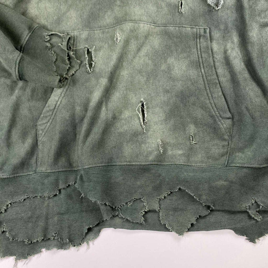 OLD GAP オールドギャップ / デストロイ ダメージ パーカー 鬼フェード SIZE：XL