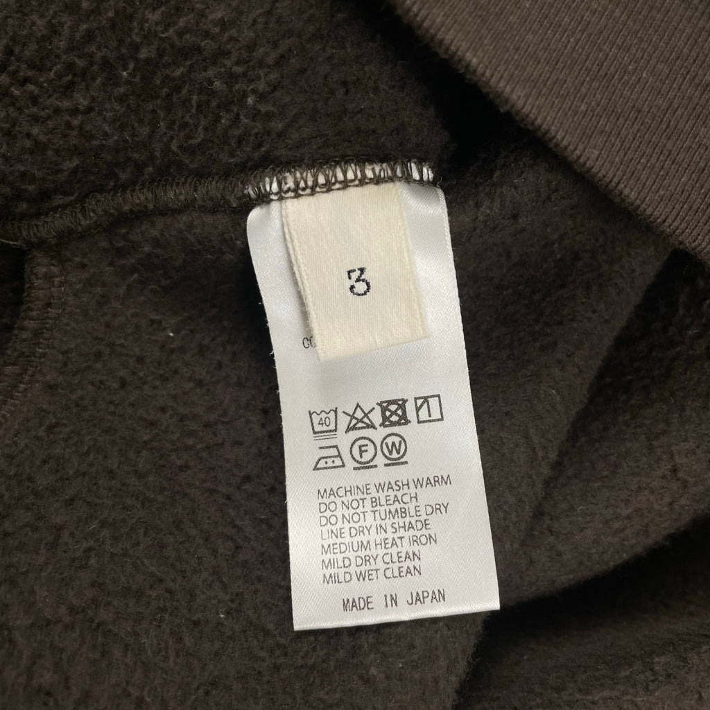 unfil アンフィル / COTTON-TERRY CREW NECK PULLOVER 参考定価：19,000+tax SIZE：3