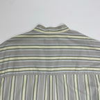 CABaN キャバン / ストライプバンドカラーシャツ 参考定価：30,000程度 SIZE:L