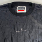 MAISON SPECIAL メゾンスぺシャル / Catch Washer Logo Embroidery Prime-Over Crew Neck T-shirt SIZE：1