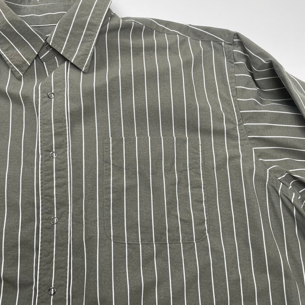 BURLAP OUTFITTER バーラップアウトフィッター / L/S B.B SHIRT PRINTED シャツ SUPPLEX 参考定価：17,000+tax SIZE:M