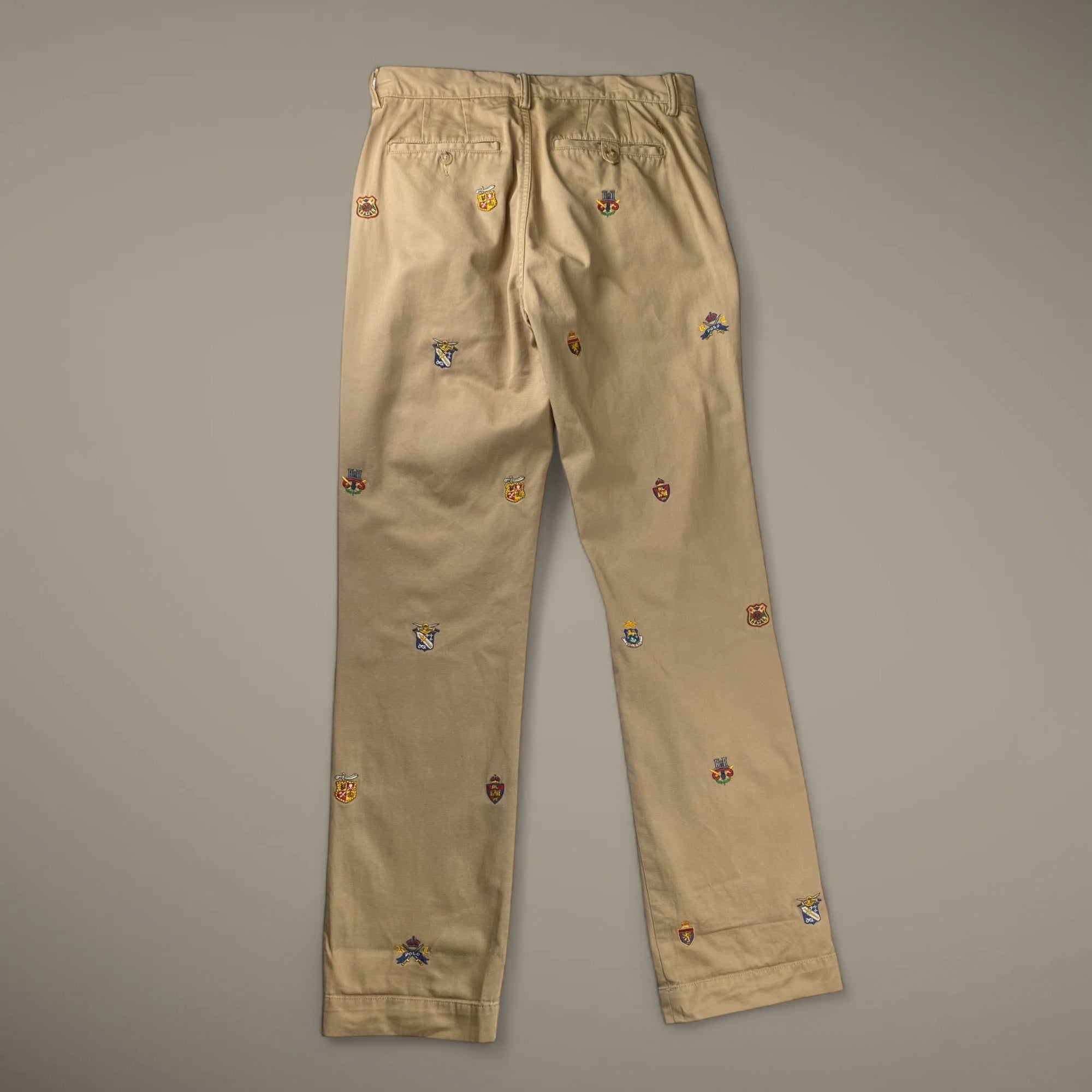 POLO RALPH LAUREN ポロラルフローレン / エンブレム刺繍 5ポケット チノ ポニー刺繍 SIZE:W29 L32