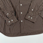 KANEMASA PHIL. × +81 カネマサフィル / 別注THICK AND THIN STRIPE ROYAL OX DRESS JERSEY SHIRT 参考定価：27,000 SIZE:L