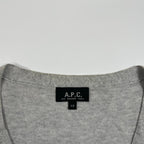 A.P.C. アーペーセー / カシミヤMIXカーディガン 水牛ボタン 参考定価：28,000程度 SIZE:XS