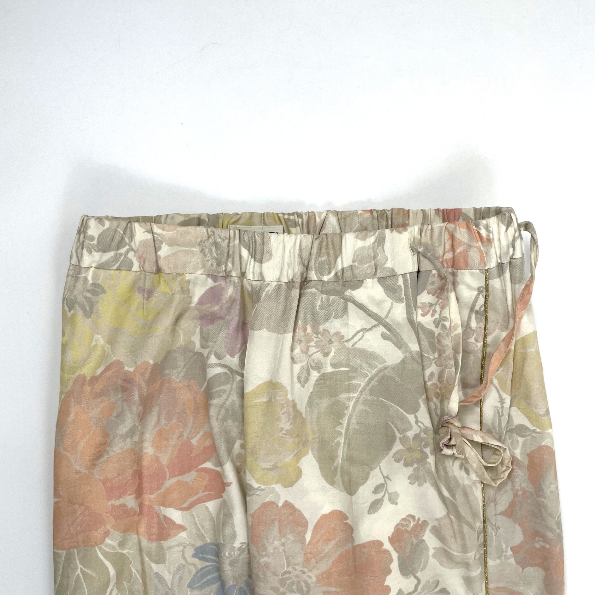DRIES VAN NOTEN / アートフラワースラックス 参考定価：95,000程度 SIZE:36