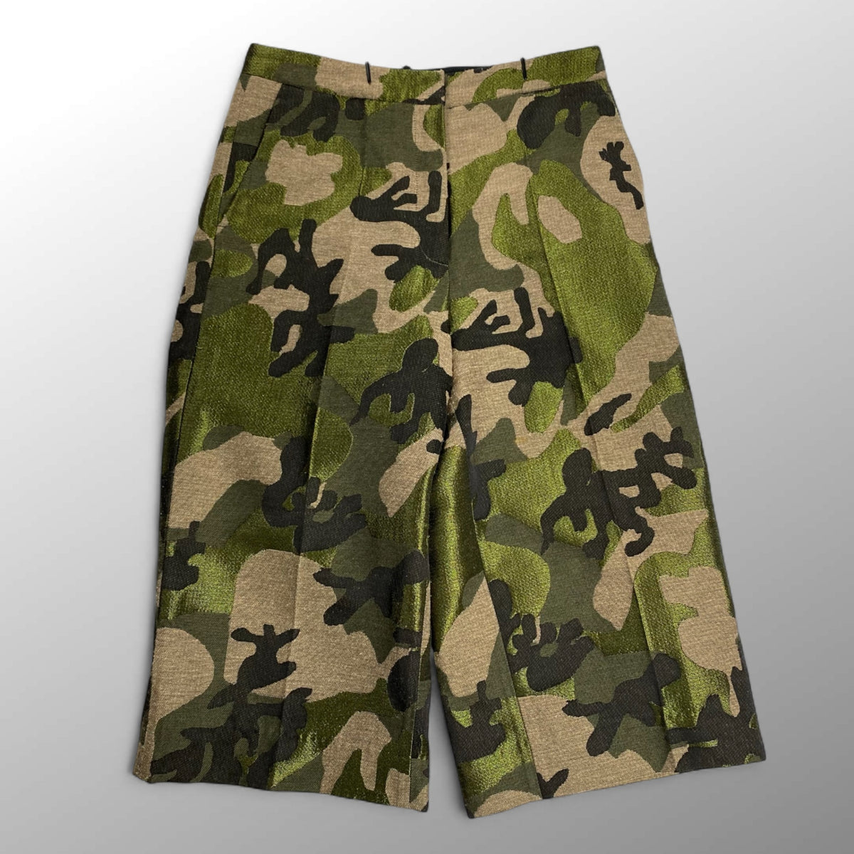 TOM REBL トム レベル / クロップド 迷彩 パンツ 七分丈 参考定価：60,000程度 SIZE：40