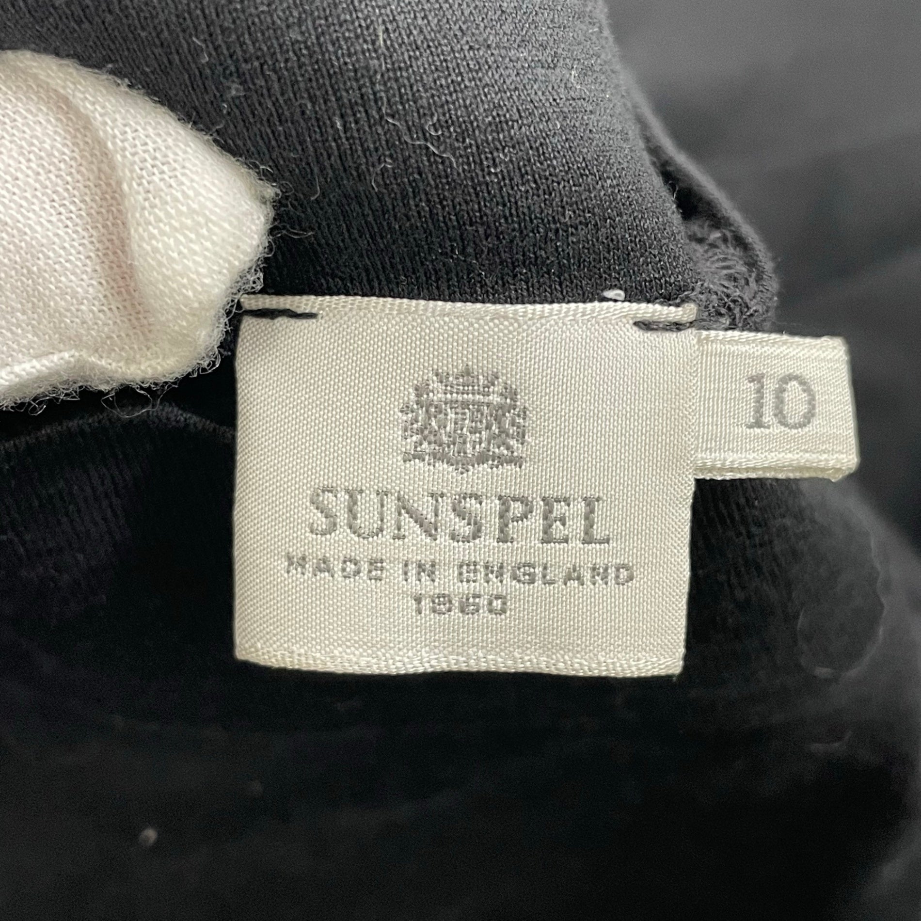 SUNSPEL / ハイゲージコットンモックネックカットソー ブラック SIZE:10