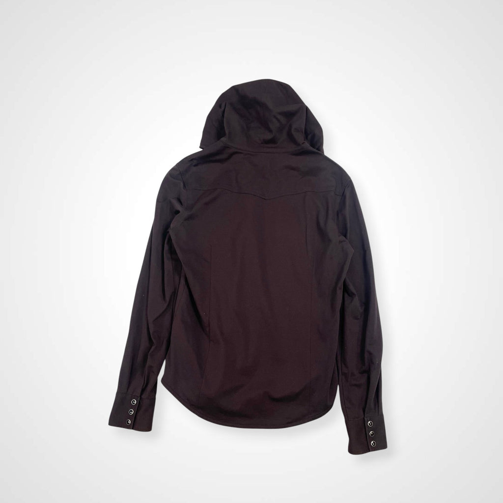 EMPORIO ARMANI エンポリオ アルマーニ / スナップボタンフードシャツ 参考定価：35,000程度 SIZE:M