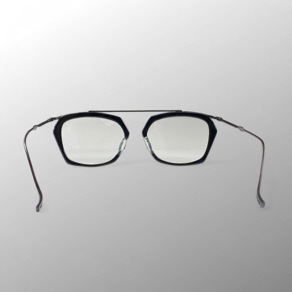 【極美品】 ISSEY MIYAKE × 金子眼鏡 / HEXAGON-S アイウェア 度なしクリアレンズ SIZE：52□17