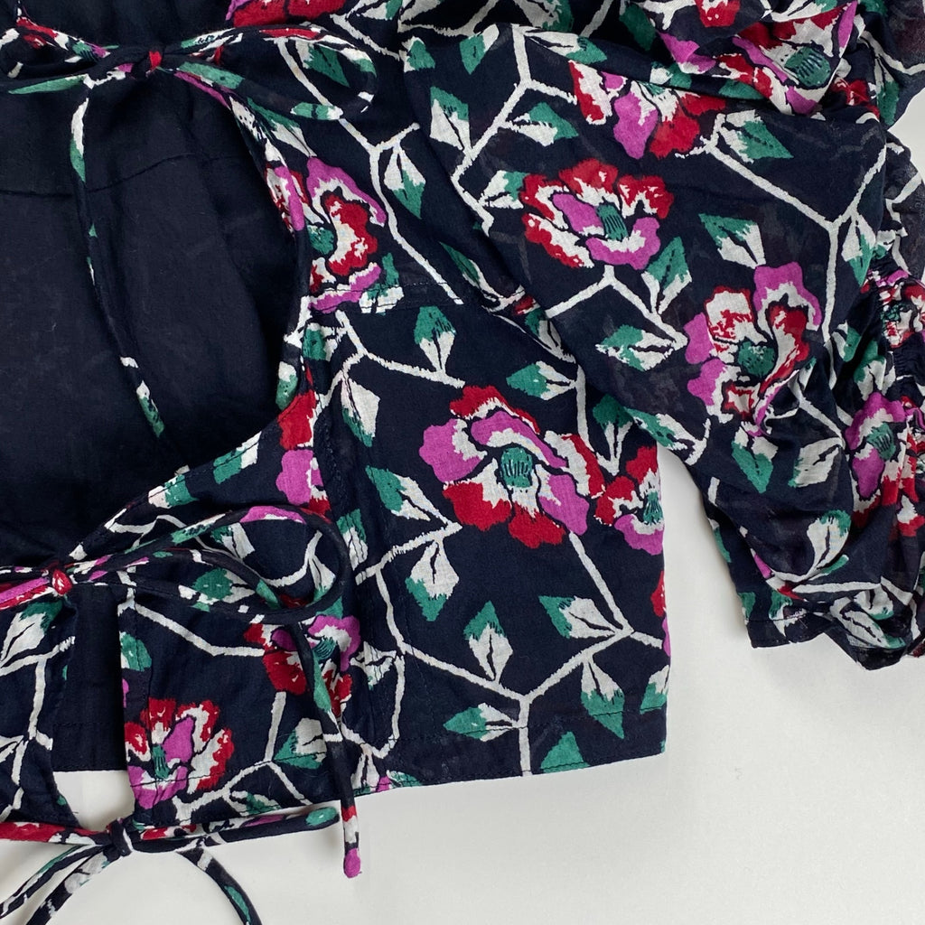 ISABEL MARANT ETOILE イザベルマラン エトワール / 花柄 クロップド丈 ブラウス SILVA SIZE：36