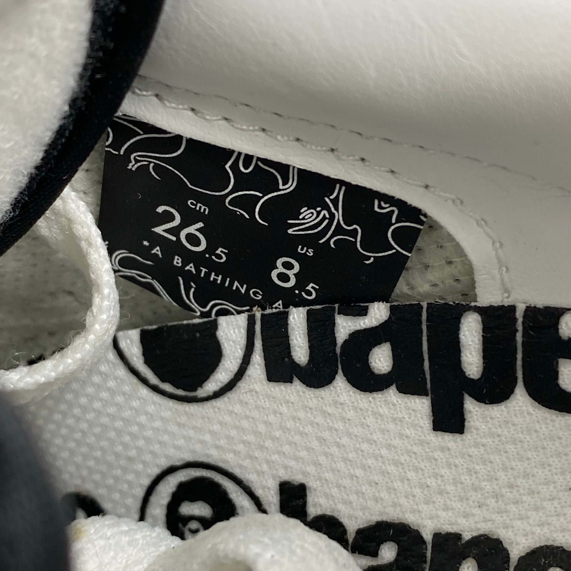 【最初期 デッド】A BATHING PAPE ア ベイシング エイプ BAPE STA / SKULL STA スカルスタ 2010年9月製造 SIZE:8.5