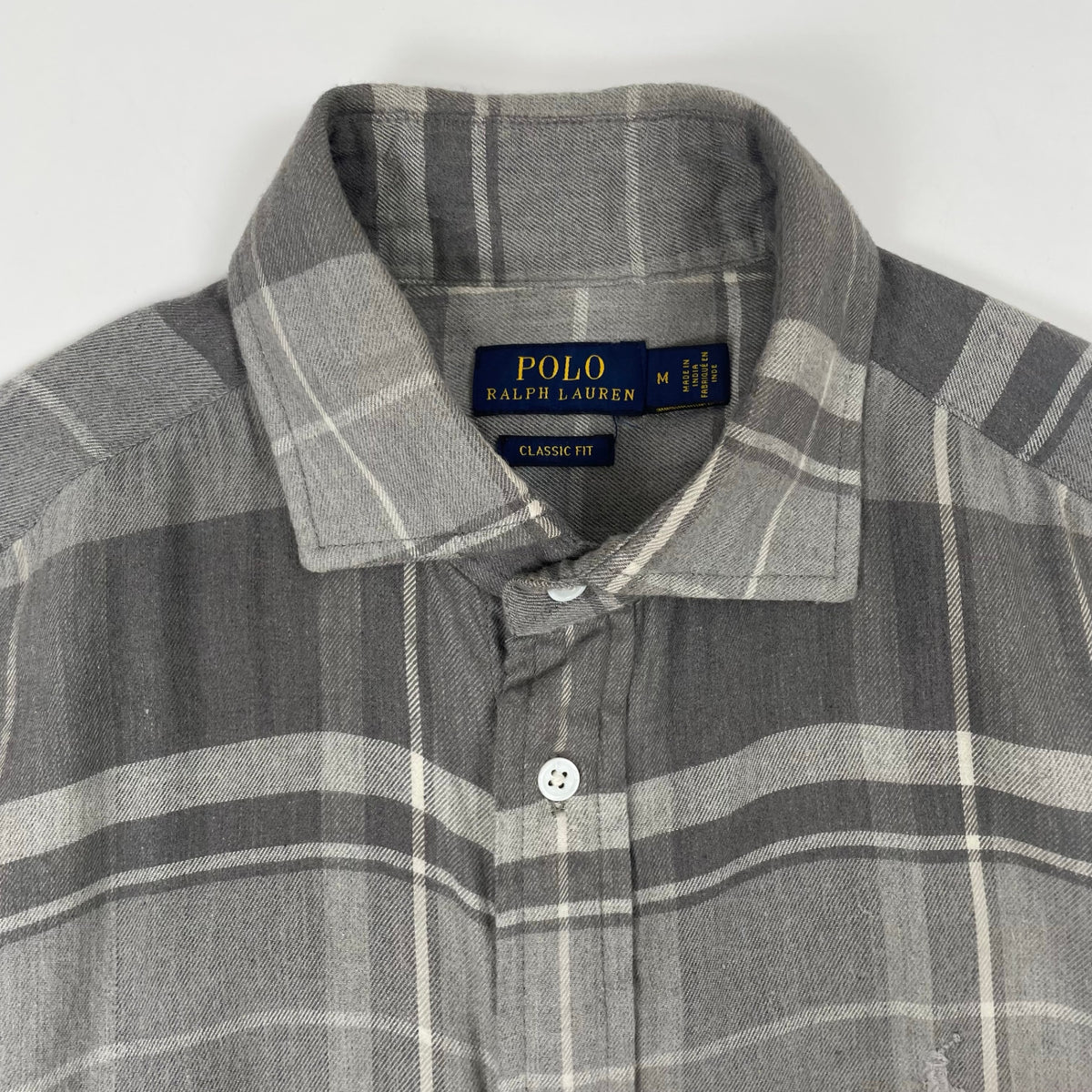 POLO RALPH LAUREN / インド製コットン ダブルガーゼシャツ 参考定価：24,000程度 SIZE:M